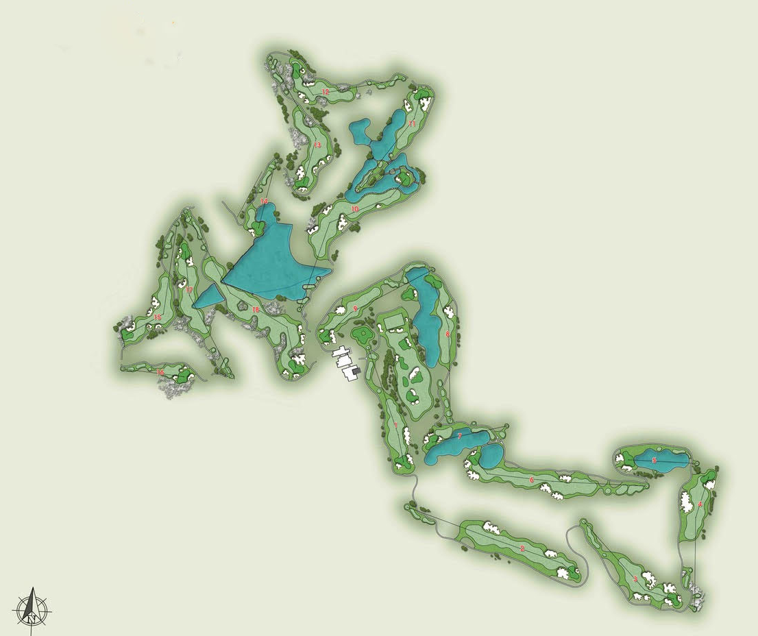 Course Layout at Zion Hills