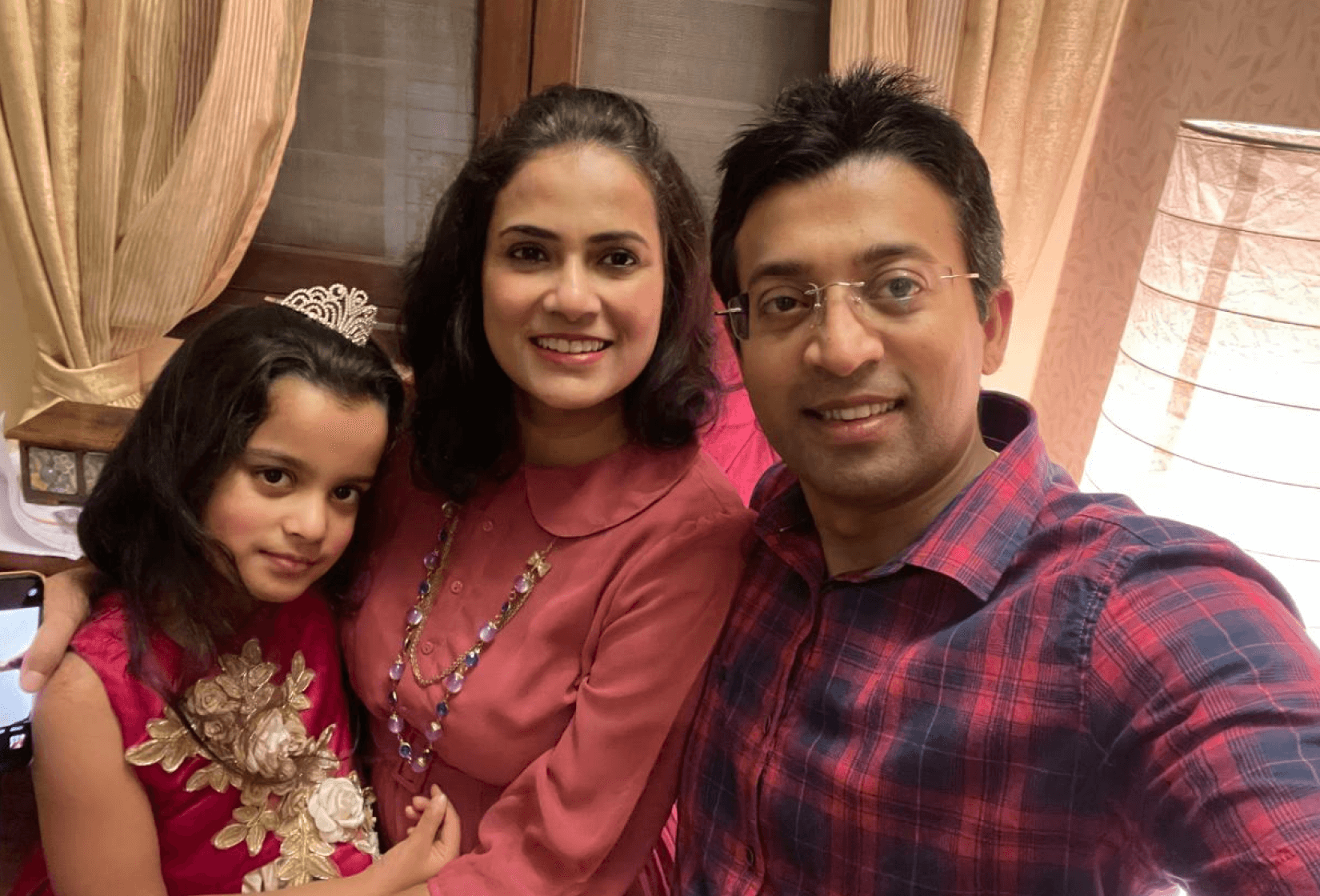 Milesh Jamburao & family